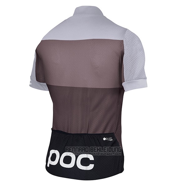 2017 Fahrradbekleidung POC Fondo Elements Braun Trikot Kurzarm und Tragerhose